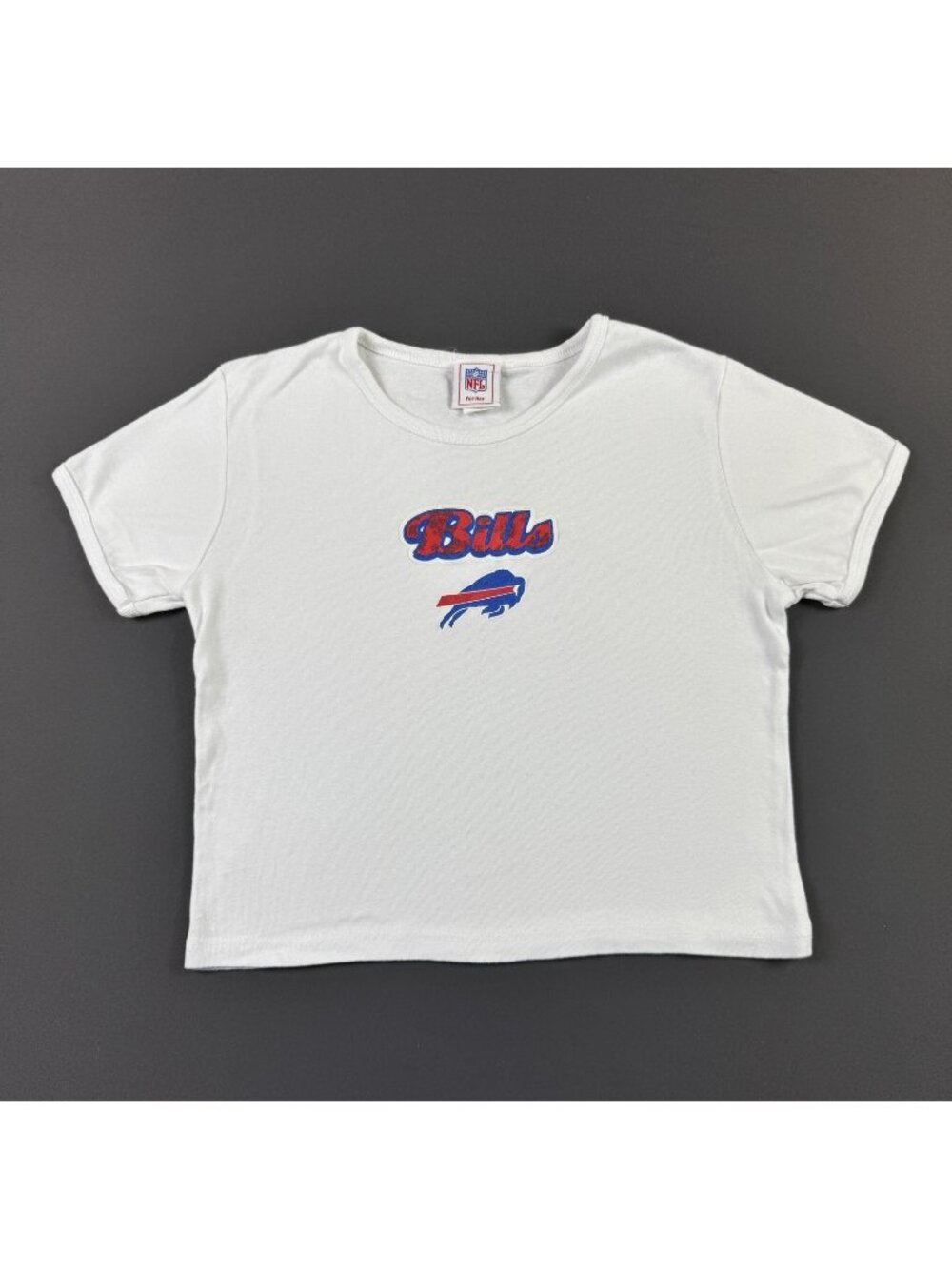 Rare Vintage 90s Y2K NFL Buffalo Bills Football White Shirt Womens Large Tee Art